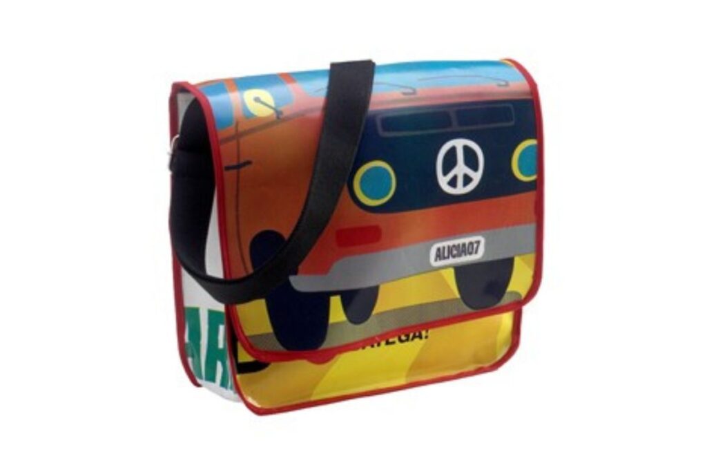 Bolsa bandolera confeccionada